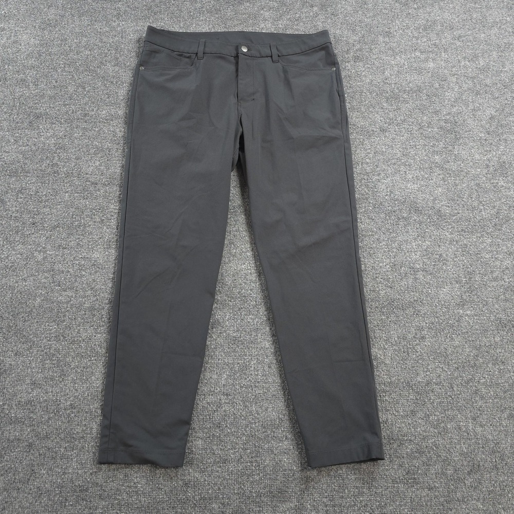 Lululemon Pants Mens 35x30 Gray ABC Slim Fit Stretch Performance Chino Golf